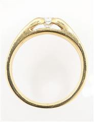 MagicGlo 14K Solid Yellow Gold 8.67g .50 CT Diamond Solitaire Ring Size-9.25